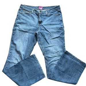 The Limited Cassidy Womens Faded Bootcut Blue Denim Jeans Size 12 Regular